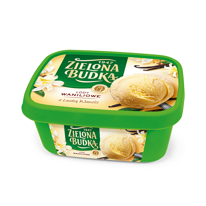 Zielona Budka Vaniļas saldējums