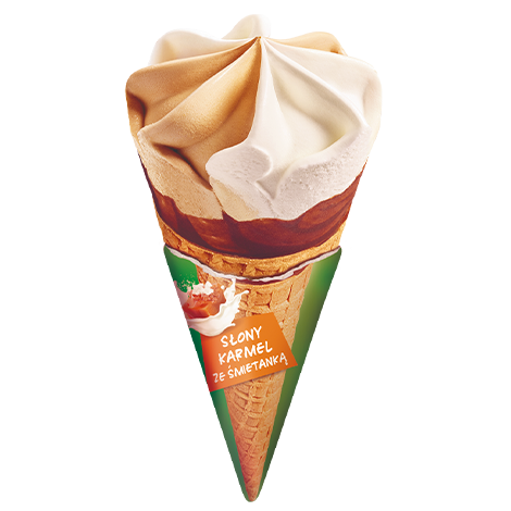 Zielona Budka Sāļie karamelēti saldējumi ar krējumu